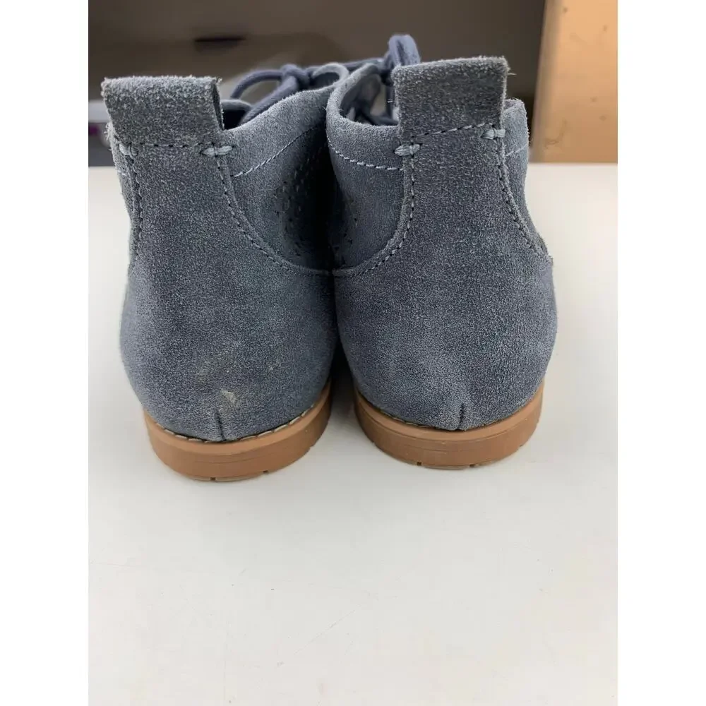 Eurosoft by Sofft Emmeline Ankle Boots Chukka Blue Suede Perforated Women's 10